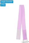 MECCANIXITY Poignée de téléphone Bracelet de poignet portable Cord élastique en silicone pour boîtier de téléphone violet 2Pcs