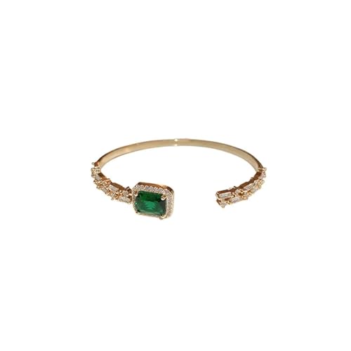 Bracelet carré pour femmes en acier chic géométrique au fini brillant