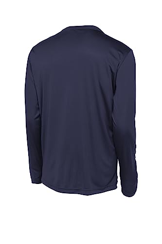 Sport-Tek Long Sleeve Posicharge Competitor Tee Xl True Navy #TOP5