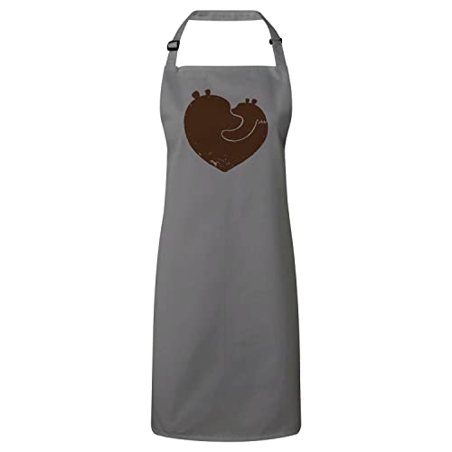 Tablier cuisine premium gris idéal pour cuisiner en famille avec les enfants