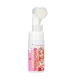 Depesche 14086 TOPModel - Hand und Körper Waschschaum Candy Glam, 120 ml Pflege-Schaum mit Kirsch-Duft, inkl. Silikon-Bürste