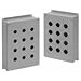 Pushbutton Enclosure,3.25 in. W,Steel