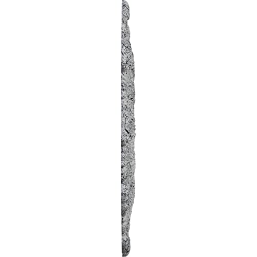 Image of Ekena Millwork CM31DUUWC 31 inch x 1-1 /2 inch Durham Ceiling Medallion, Ultra Pure White Crackle