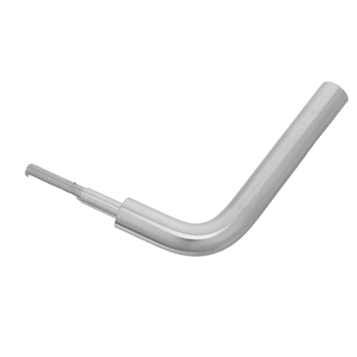 NIYANGLE Mango para Estufa de Exterior Resistente al Calor, Repuesto para Manija de Puerta de Chimenea de Metal, Kit de Manilla Segura para Horno y Ahumador, Accesorio para Estufas