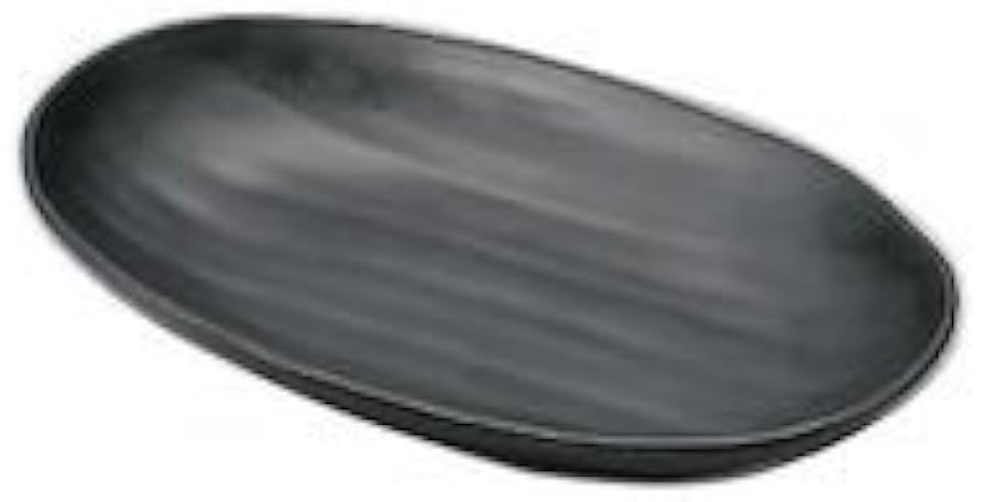 50枚　メラミン食器　M11-136　小判皿　中　黒　⑵ Amazon｜MIN(マイン ) メラミンウェア 黒 小判皿 中 M11-136｜小皿