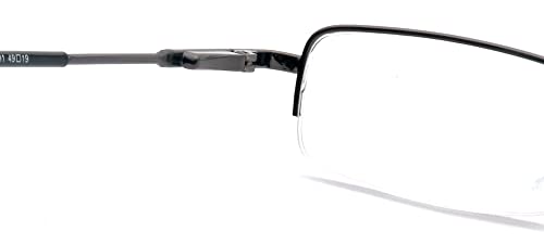 Image of FRESH Reading Glasses | Rectangular half Rim Eyeglasses | For Unisex | Free Size