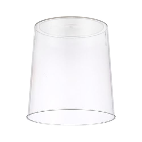 Caneca de basura plástica transparente pequeña para baño y cocina miniatura 6