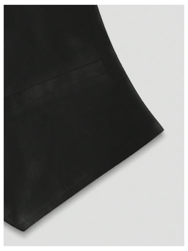 OYOANGLE Women's Button Front V Neck Blazer Vest Business Casual Dressy Suit Vests4