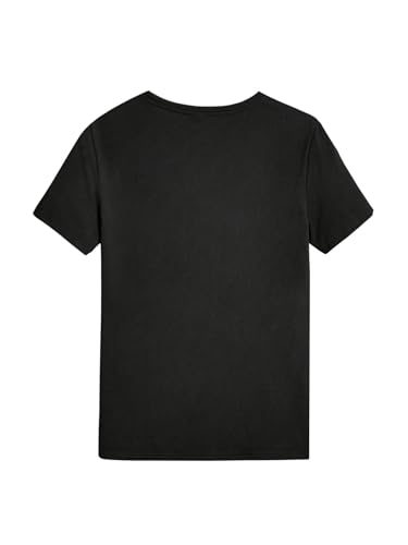 SweatyRocks Girl's Heart Printed T Shirts Crewneck Short Sleeve Casual Basic Tee Tops2