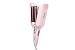 L'ANGE Hair SculptWaver Titanium Deep Wave | 1.3 Inch Hair Crimper for Effortless Beach Waves | 3 Barrel Hair Waver with Adjustable Heat | Dual Voltage & Smart Timer | Blush - Large