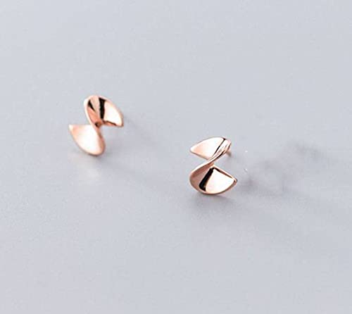 Boucles d'oreilles S925 en forme de 8, bijoux en forme d'éventail pour dames