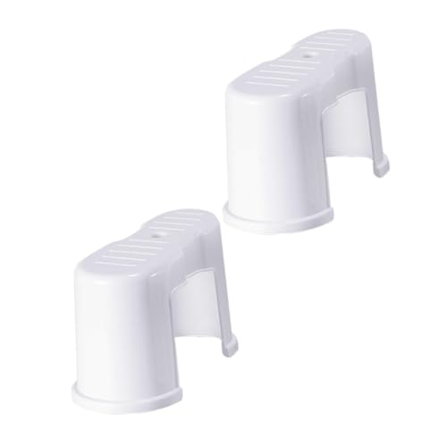 TOVINANNA 2pcs Non-Slip Plastic Toilet Footstools Potty Stool for Pooping Home Bathroom Stool