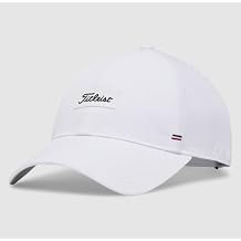 Titleist Charleston Breezer Hat White/White/Black, Adjustable Golf Cap 2026