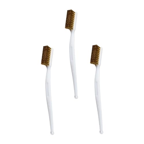 3d Printer Nozzle Cleaning Brush Set 3pcs Copper Wire White