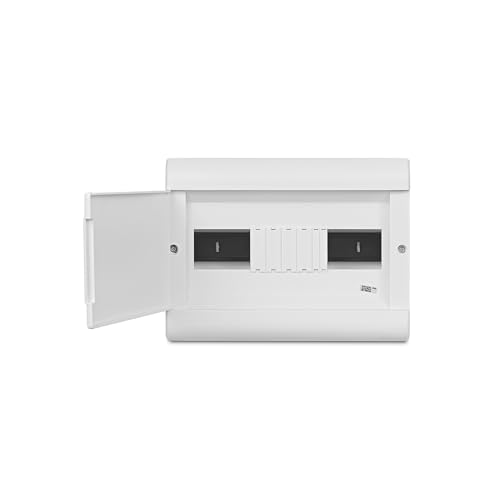 Quadro Sobrepor Ouro Box 12 Módulos Din Porta Opaca Steck Branco 12 Módulos
