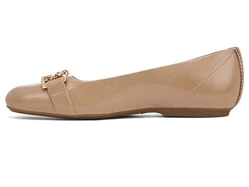 Dr. Scholl's Shoes Women's Wexley Adorn Slip On Ballet Flat Loafer Taupe Smooth 10 M