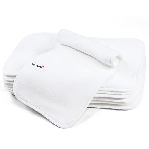 Wegreeco Dog Diaper Pads - Bundle of 10 -(Female Small,2.7'x 5.9')