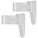 Abizarch Child Proof Door Lever Lock 2 Pack Adhesive Door Handle Locks Reusable Lever Locks for Children Baby Safety Prevents Toddlers from Opening Doors One Hand Working for Adults No Tools Need