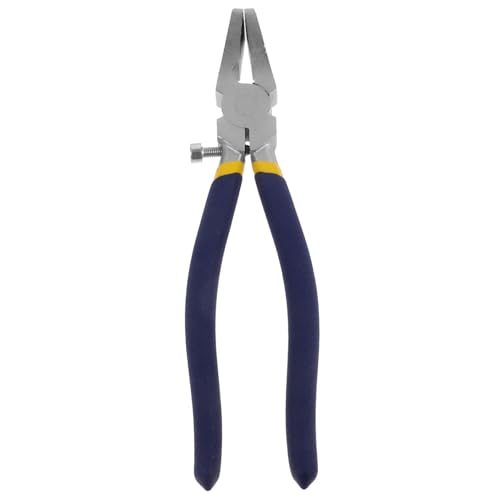 Holibanna Running Pliers 8 Inches Breaking Pliers for Stained Glass Mosaic Fusing