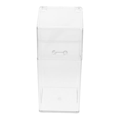 Cabilock Mask Holder Case Face Mask Organizer Glove Holder Wall Mount Gloves Dispenser 2-in-1 Lab Storage