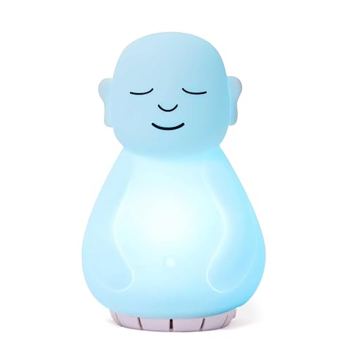 Mindsight 'Original Breathing Buddha' Guided Visual Meditation | 3 Modes to Slow Your Breathing & Calm Your Mind | Stress & Anxiety Relief | Wellness Gift | Adults, Kids, Classrooms | USB Rechargeable