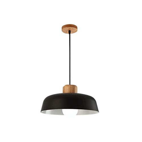 Lustre LED pour chambre et petit appartement style lampe simple en verre