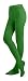 EMEM Apparel Girls' Kids Childerns Solid Colored Opaque Dance Ballet Costume Microfiber Footed Tights Stockings Fashion Kelly Green 6-8