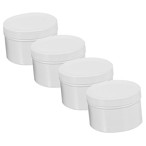 NOLITOY 4pcs Candle Jars Containers for Solid Scented Candles for Weddings Parties and Home Decor