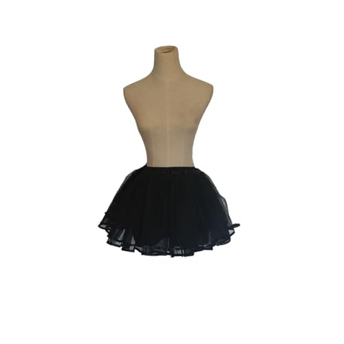 Image of Women Crinoline Petticoat Hoops Skirt Short Half Slip Underskirt for Girls Wedding Bridal Underskirt Slip