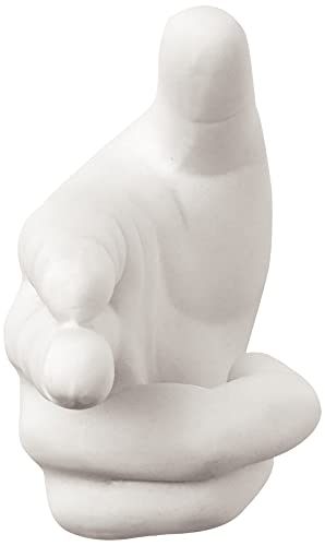Interior Illusions Plus Ii00019 Bang Hand Décor, 8" Deep, White #TOP1