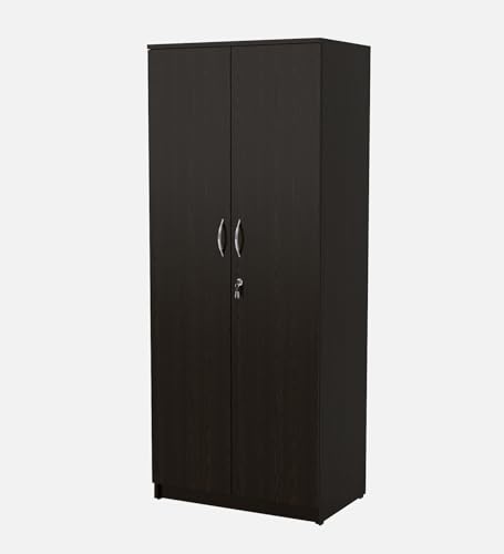 Image of COUCH CULTURE Engineering Wooden Wardrobe Almirah for Clothes With 2 Doors | Multipurpose Storage for Bedroom | Model - Dallas | 1 Year Warranty
