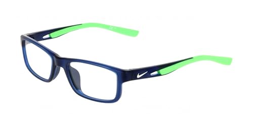 Lunettes de vue Nike 5102 bleu marine mat pour enfants taille 48