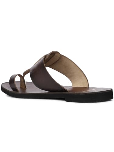 Image of Bata Men Casual Thong Slipper - Brown