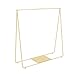 Sklep odzieżowy Stojak na ubrania, Golden Metal Clothing Rack Hotel Pralnia Suszarka Solidna Rack Single Rail Rack, Wysokość: 150/160 / 170 cm (Kolor : Gold, Rozmiar : 150 * 40 * 150CM)