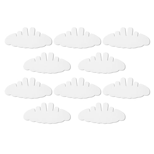 Jongyumo Lot de 10 patchs de sudation pour adultes - Tissu non tissé et feutre - Protection intérieure pour casquettes de baseball et casquettes - Prévention de la saleté et de la rouille - Convient