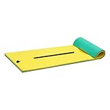 Almohadilla flotante para alberca, alfombrilla flotante para lago, almohadillas de lirio con diseño de almohada rodante, alfombrilla de agua flotante impermeable, almohadilla flotante para tumbona,