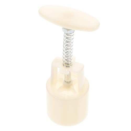 POPETPOP Mondkuchenform 5 Stück aus Robustem Kunststoff Handgepresst mit Herbst Blumenmotiven für Mittherbstfest und Traditionelle Backutensilien