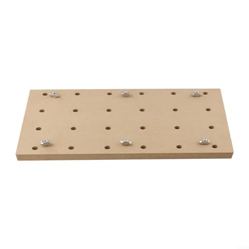Affidabile scheda MDF con griglia trasparente per un facile posizionamento del materiale su router CNC