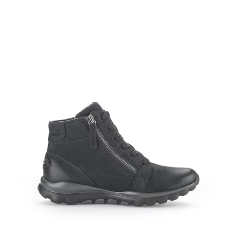 Gabor Damen Schnürstiefeletten, Frauen Stiefeletten,warm,gefüttert,Boots,Stiefel,Bootee,Booties,halbstiefel,Ocean (Mel.),42 EU / 8 UK – Ansicht 4