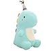Mislaxy Plüschtier Dinosaurier 23 cm, Niedliche Stofftier Kuscheltier Plüsch Puppe Weihnachten Geschenke für Kinder Kawaii Kissen Haus Dekoration Blau