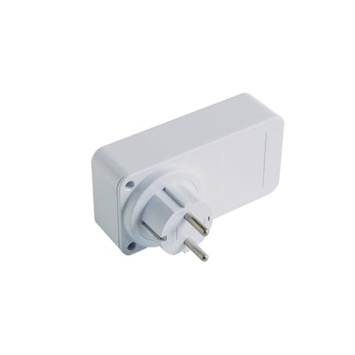 Anneome Temporizador Digital Electrónico para Enchufe EU con Función de Ahorro Energético y Programación de Encendido/Apagado para Baterías Eléctricas y Dispensadores de Agua