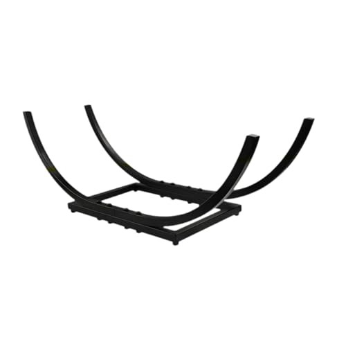 Sharplace Leñero pequeño, sencillo, práctico, resistente y desmontable para chimenea, 28x10x10 Inch