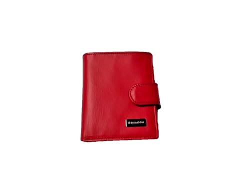 Porte-monnaie cuir Eléphant d'Or rouge petit format de poche mixte