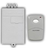 Multicode 300MHz Corded Electric Garage Door Receiver and Remote