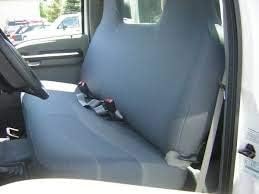 Durafit Seat Covers Waterproof Made to fit -2008-2010 Ford F250-F550 Double Cab Truck Solid Bench Seats. Front and Back Bench Seats in Gray Waterproof Endura.
