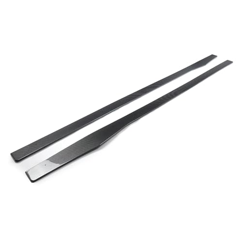 Falda lateral de coche para Benz W205 C205 Clase C Sport en estilo carbono 2 piezas