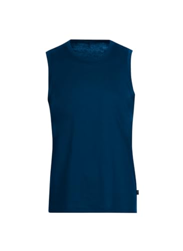 Camiseta sin mangas Trigema 636404 para hombre en color liso de algodon pack de 1 unidad