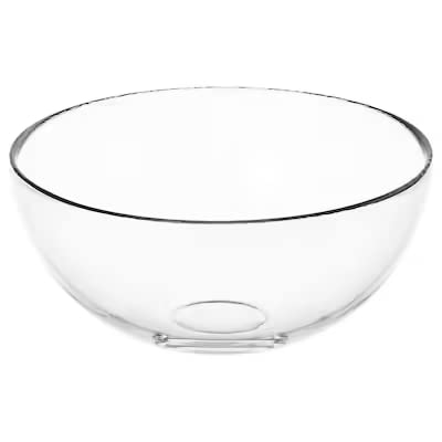 BLANDA Serving Bowl, Clear glass20 cm+ Free Finchley Refill Pen (2)