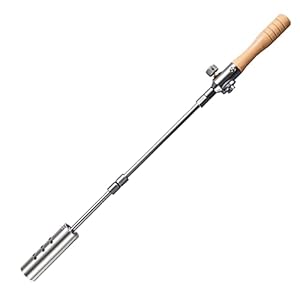 raspbery Ontsteking van de malvaniseerbrander gras, zaklamp met propaan, onkruidbrander – draagbare zaklamp voor gazon…