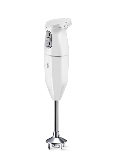 bamix® of Switzerland Cordless Basic Stick Blender/Immersion Blender, White – Multipurpose Blade, Beater, Whisk